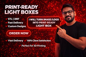 turn any image into a personalized 3d printed light box