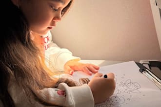 provide a ready made bilingual coloring book