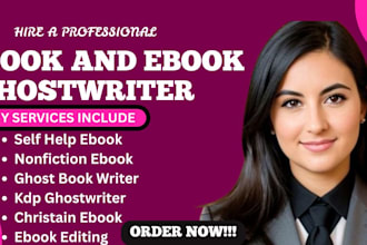 ghostwrite your ebook, nonfiction, kdp ghostwriter ebook writer, christian ebook
