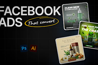 design instagram and facebook ad creatives for your brand