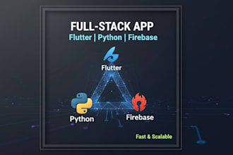 create professional flutter mobile apps with firebase and python flask