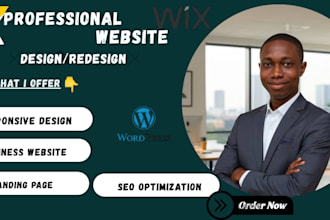 design carrd website, landing page, design and redesign, wix website