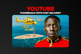 design scroll stopping youtube thumbnails with fast delivery
