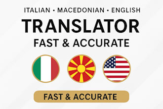 deliver high quality translations in three languages