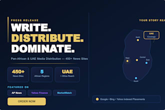 write and distribute press releases in uae and africa for maximum PR coverage