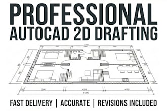 convert any sketch or PDF into a clean autocad floor plan