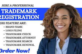 be your trademark registration attorney, revival, patent filing, licensed