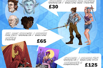 draw a character portrait