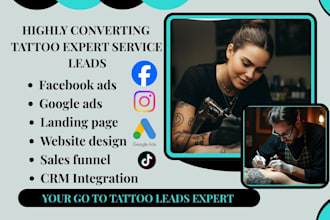 tattoo leads microblading leads tattoo studio leads makeup leads body art leads