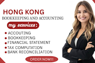 perform hong kong bookkeeping, accounting, and hk tax filing