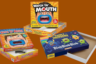 design custom board games, card games and illustrations