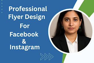 do facebook and instagram professional flyer design