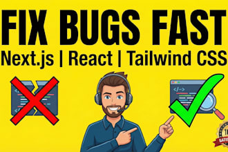 fix your nextjs and react bugs and API errors