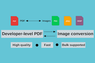 convert pdfs to images and images to pdfs, bulk, high quality, clean names