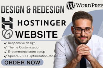 hostinger website design wordpress hostinger website redesign