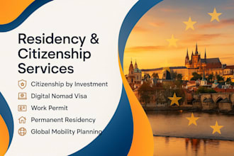 assist with immigration, PR, residency visas, digital nomad visas, work permits