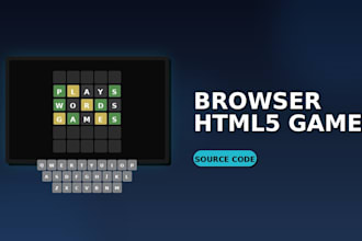make web HTML5 game for you