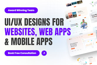 design premium saas dashboard and web app UI UX
