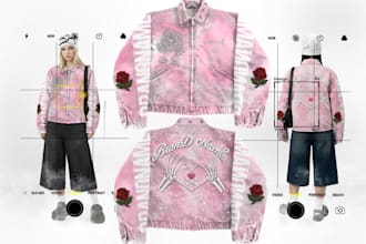 create an exclusive streetwear clothing design for your brand
