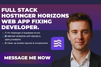fix hostinger horizon supabase website error webapp layout website translation