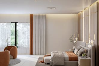 design and render interior, exterior setup, master bedroom,kids room, hotel room