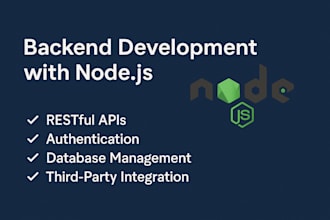 develop secure and scalable backend apis using node js