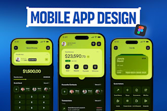design UI UX for health, money transfer, crypto wallet, fintech apps