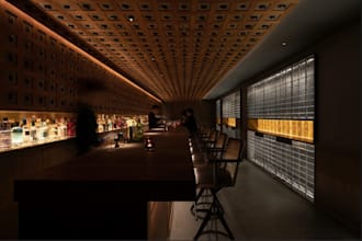 render 3d commercial space,restaurant interior,bar countertop design,coffee shop
