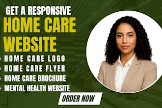 home care website home care logo home care flyer home care brochure home care