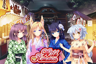 code for a visual novel or adventure game using renpy engine