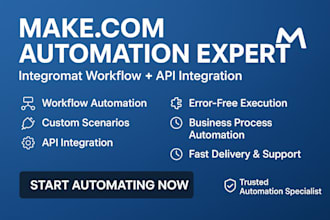 fix make integromat automation expert make com workflow API integration made com