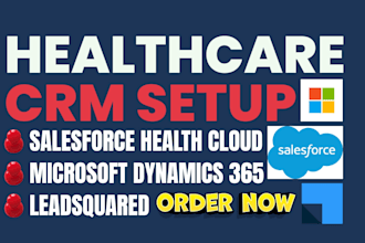 setup healthcare crm salesforce health cloud microsoft dynamics 365 leadsquared