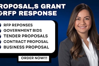 create professional rfp response and government contract proposals in 48hours