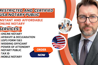 notarize documents, remote and stamp usps from 1583 notary service notary public