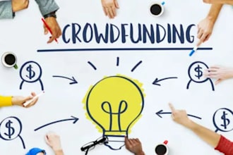 crowdfunding campaign creation promotion on kickstarter gofundme