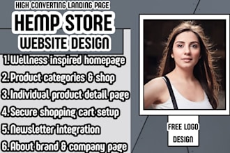cbd website wellness website ecommerce website hemp store website shopify cbd