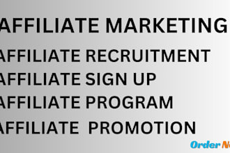 affiliate program promotion affiliate referral affiliate signup cpa marketing