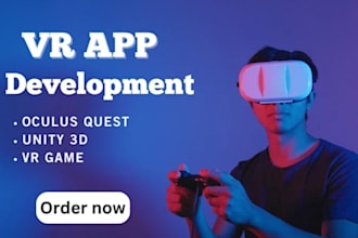 do vr game development for you in unity