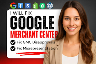 fix and optimize shopify google merchant center disapproval setup product feed