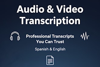 transcribe audio or video accurately
