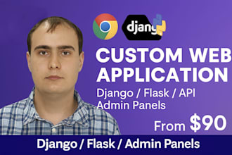 develop a custom web application or business portal