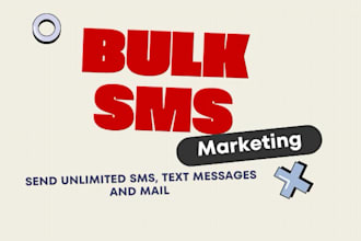 blast bulk SMS and email to grow your business audience