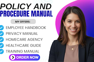write US employee handbook, HR policy and procedure manual