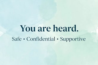 a good listener and provide supportive advice for stress, anxiety, life issues