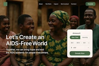 design non profit website 501c3 donation redesign charity on wix or squarespace