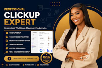 click up consultant, setup clickup project management