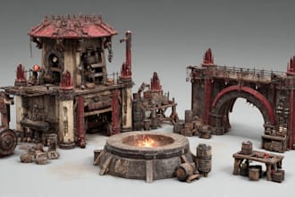 draw a warhammer illustration