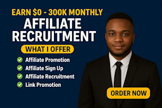 recruit high converting affiliates and influencers to grow your sales