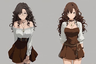 do a good anime character for you