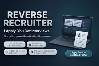 do deep reverse recruiting and job search support to land remote or onsite jobs